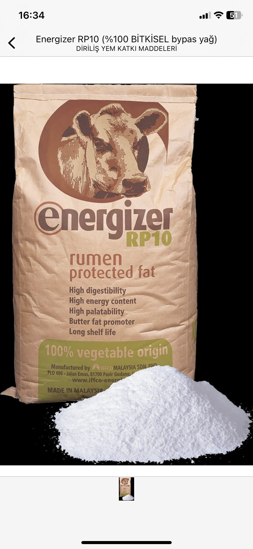 Bypass Fraksiyonize Yağ 25 KG